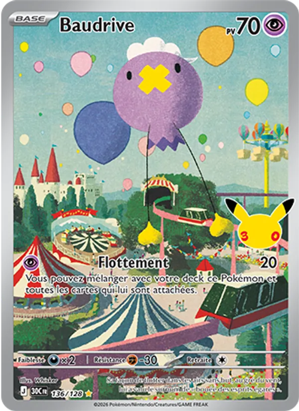 Carte Pokemon 136/128 Baudrive Illustration Rare | LorenZone