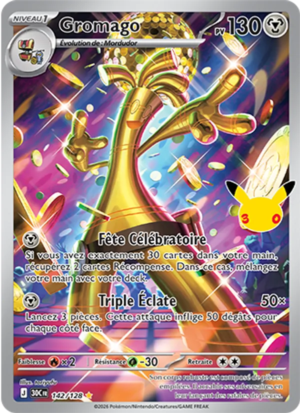 Carte Pokemon 142/128 Gromago Illustration Rare | LorenZone