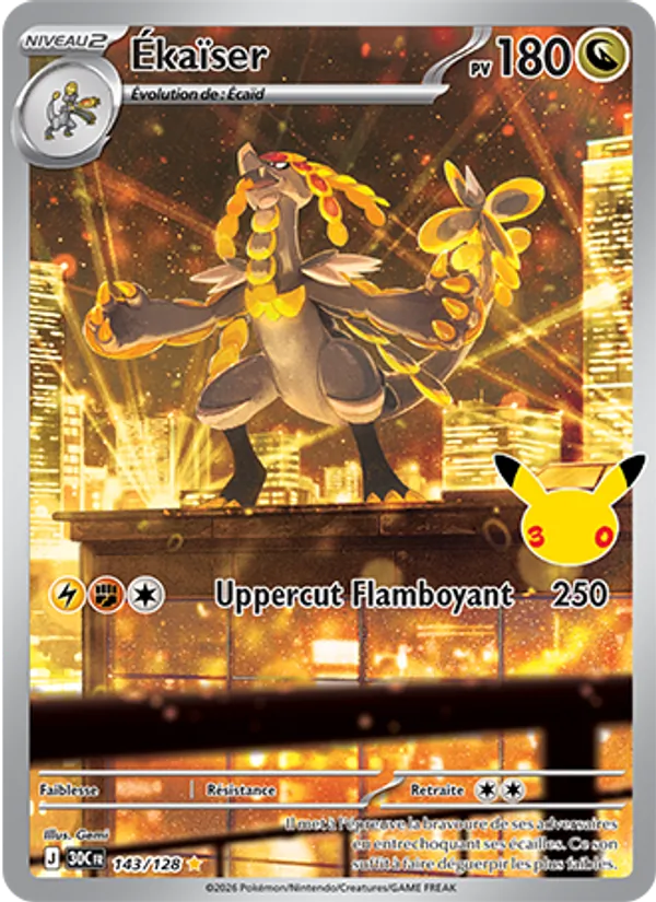 Carte Pokemon 143/128 Ékaïser Illustration Rare | LorenZone