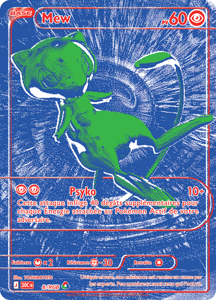 Carte Pokemon B/RGB Mew RGB Rare | LorenZone
