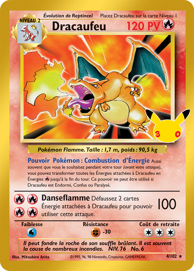 Carte Pokemon CC01 Dracaufeu Collection Classique 4/102 | LorenZone