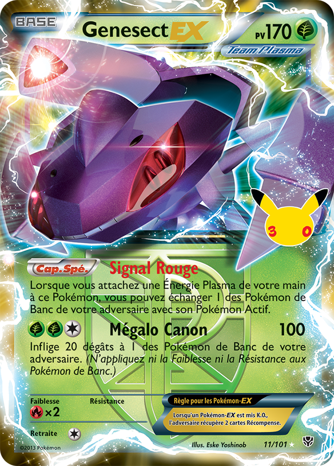 Carte Pokemon CC04 Genesect EX Collection Classique 11/101 | LorenZone