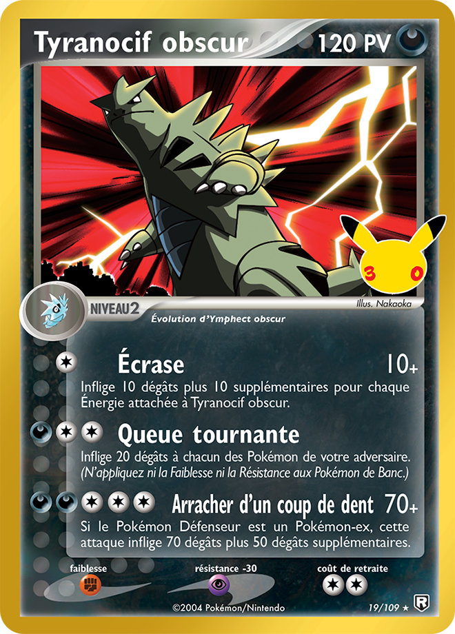 Carte Pokemon CC06 Tyranocif obscur Collection Classique 19/109 | LorenZone
