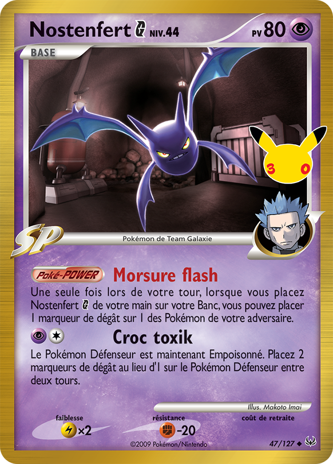 Carte Pokemon CC11 Nostenfert G Collection Classique 47/127 | LorenZone