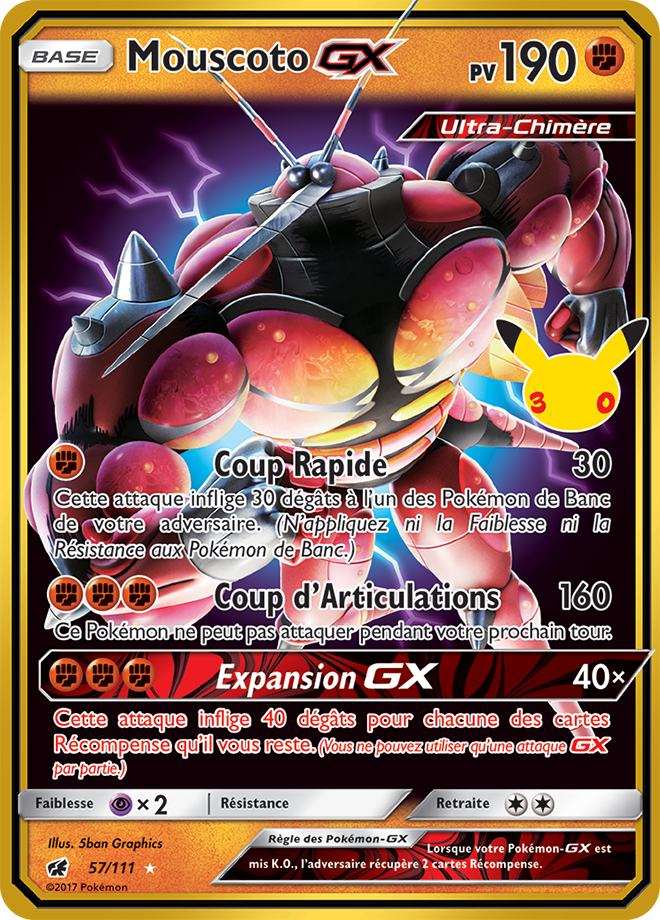 Carte Pokemon CC13 Mouscoto GX Collection Classique 57/111 | LorenZone