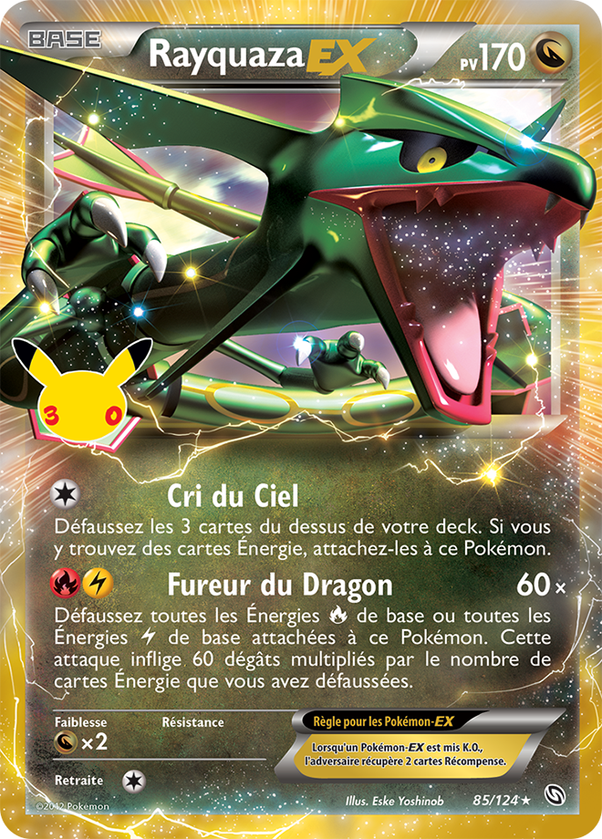 Carte Pokemon CC16 Rayquaza EX Collection Classique 85/124 | LorenZone