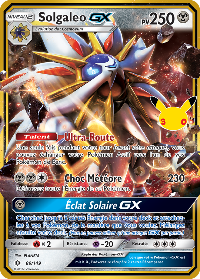 Carte Pokemon CC17 Solgaleo GX Collection Classique 89/149 | LorenZone