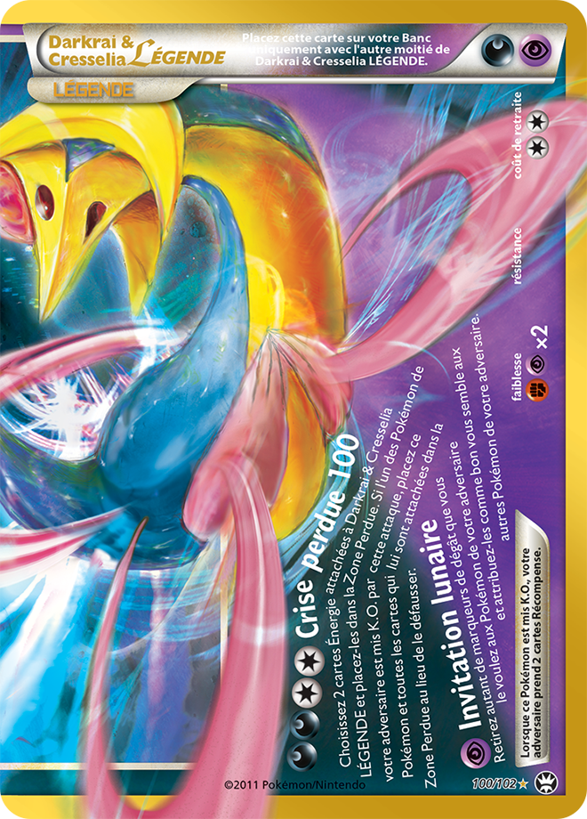 Carte Pokemon CC20 Darkrai & Cresselia LÉGENDE Collection Classique 100/102 | LorenZone