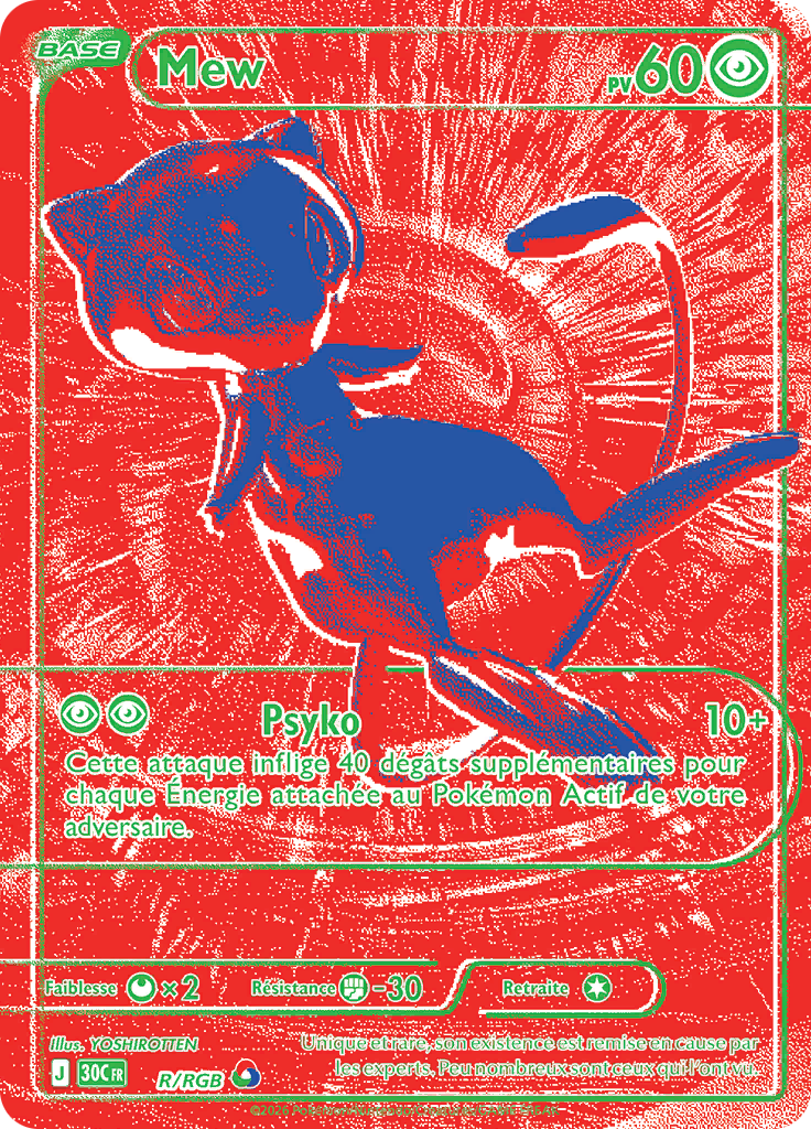 Carte Pokemon R/RGB Mew RGB Rare | LorenZone