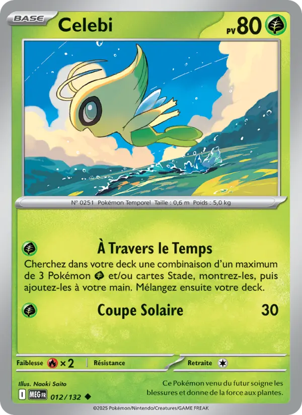 Carte Pokemon 012/132 Celebi Reverse | LorenZone