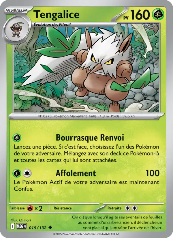 Carte Pokemon 015/132 Tengalice Reverse | LorenZone