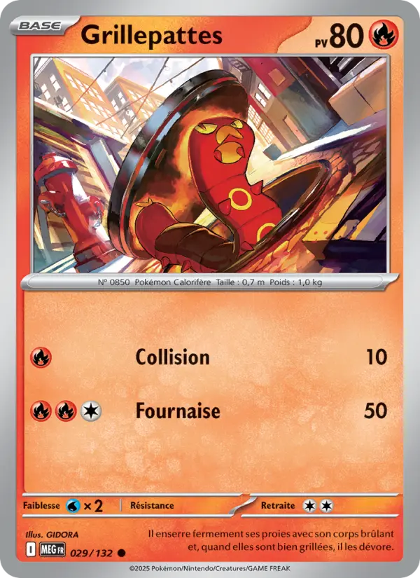 Carte Pokemon 029/132 Grillepattes Reverse | LorenZone