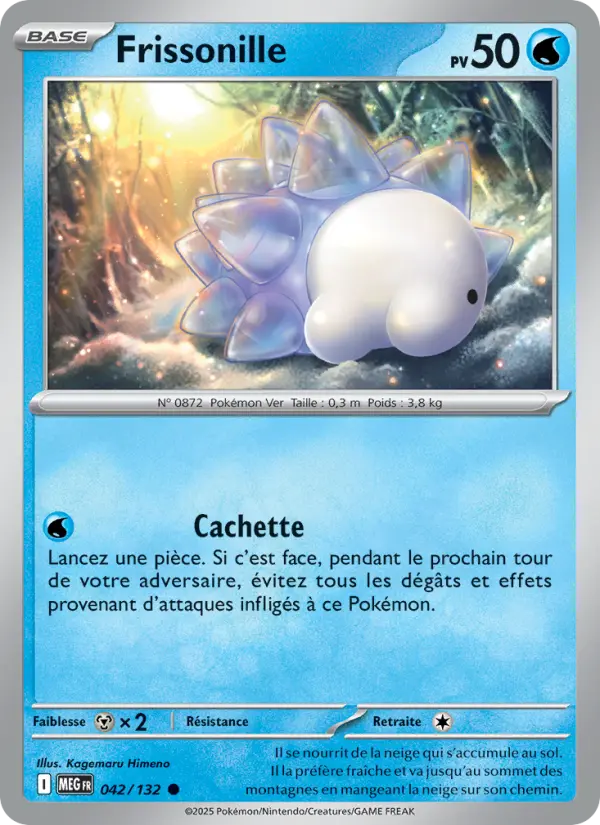 Carte Pokemon 042/132 Frissonille Reverse | LorenZone