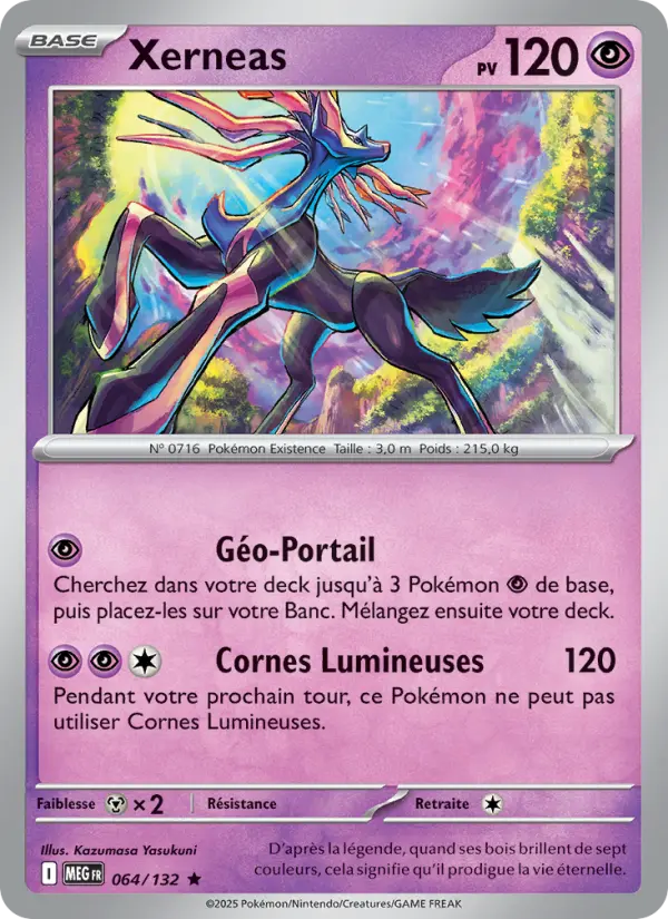 Carte Pokemon 064/132 Xerneas Reverse | LorenZone