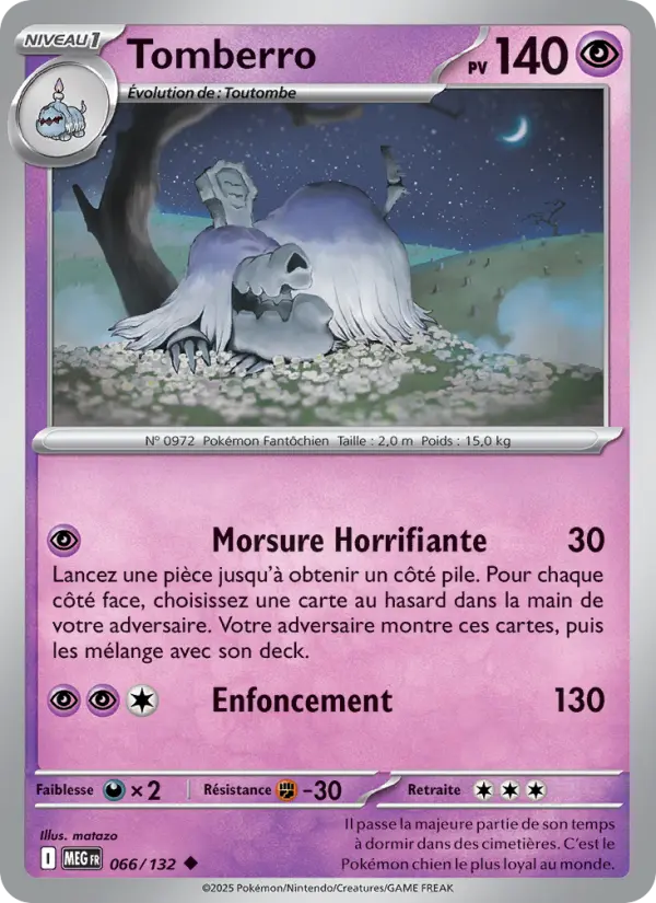 Carte Pokemon 066/132 Tomberro Reverse | LorenZone