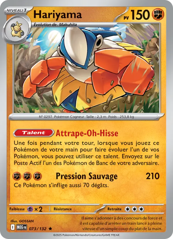 Carte Pokemon 073/132 Hariyama Reverse | LorenZone