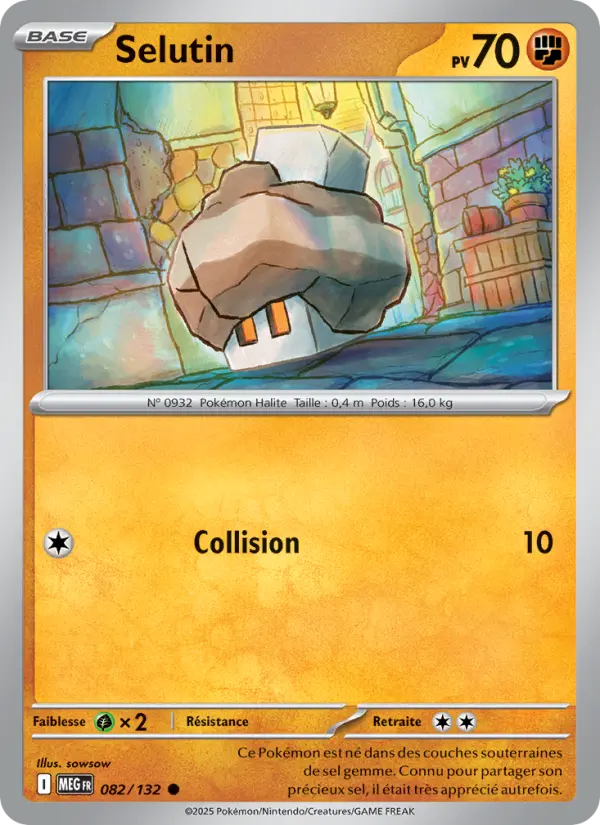 Carte Pokemon 082/132 Selutin Reverse | LorenZone