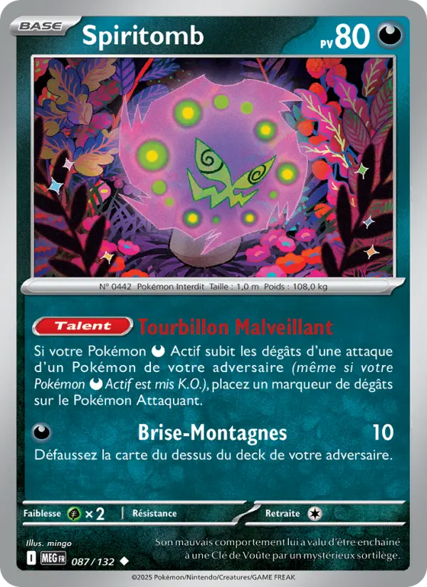 Carte Pokemon 087/132 Spiritomb Reverse | LorenZone