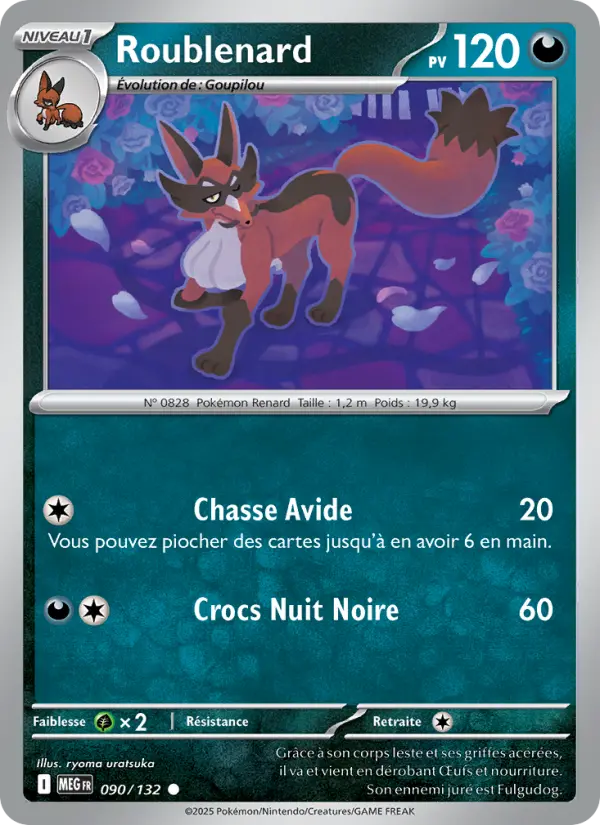 Carte Pokemon 090/132 Roublenard Reverse | LorenZone