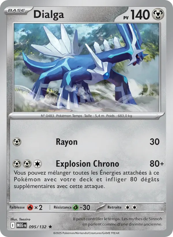 Carte Pokemon 095/132 Dialga Reverse | LorenZone