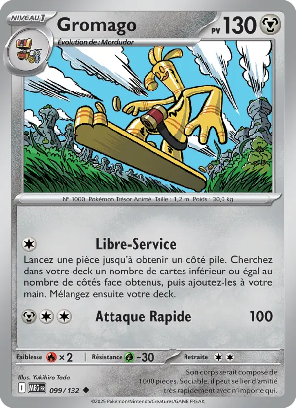 Carte Pokemon 099/132 Gromago Reverse | LorenZone