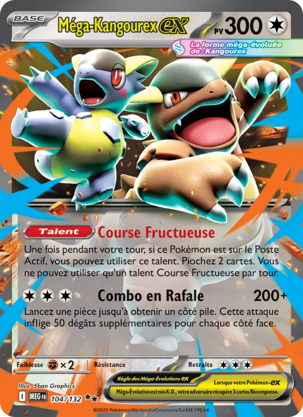 Carte Pokemon 104/132 Méga-Kangourex-ex | LorenZone