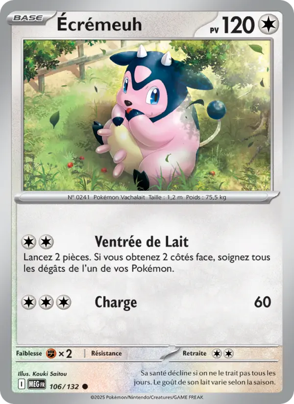 Carte Pokemon 106/132 Écrémeuh Reverse | LorenZone