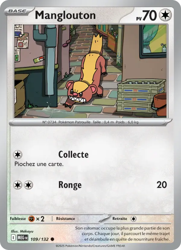 Carte Pokemon 109/132 Manglouton Reverse | LorenZone