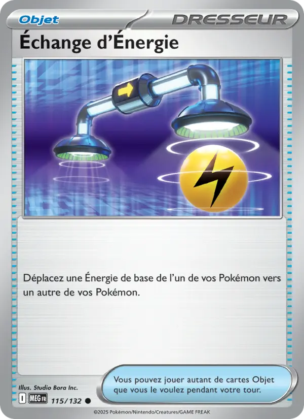 Carte Pokemon 115/132 Échange d'Énergie Reverse | LorenZone