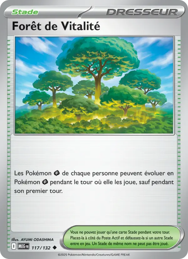 Carte Pokemon 117/132 Forêt de Vitalité Reverse | LorenZone