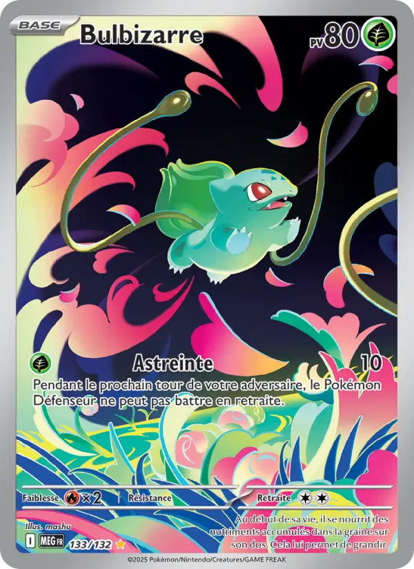 Carte Pokemon 133/132 Bulbizarre Illustration Rare | LorenZone