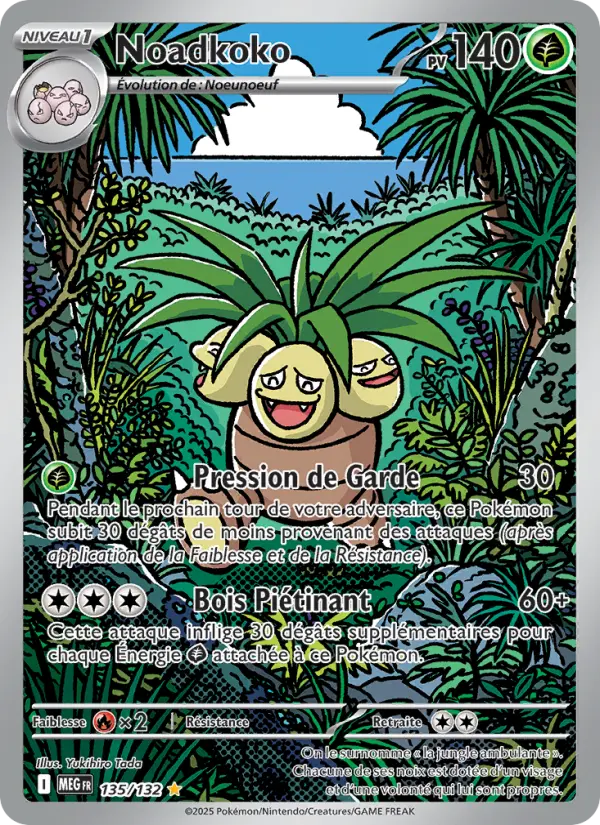 Carte Pokemon 135/132 Noadkoko Illustration Rare | LorenZone