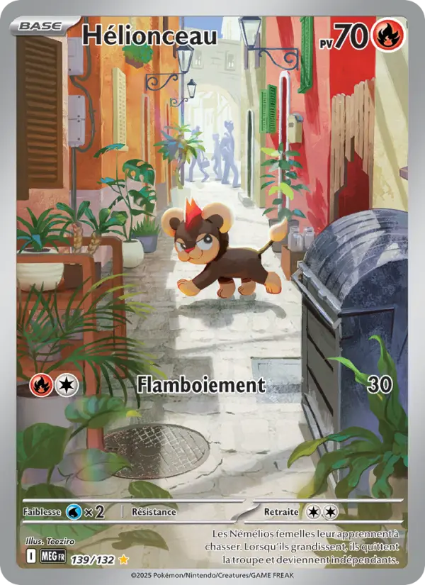 Carte Pokemon 139/132 Hélionceau Illustration Rare | LorenZone