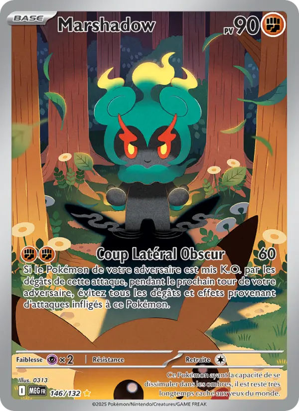 Carte Pokemon 146/132 Marshadow Illustration Rare | LorenZone