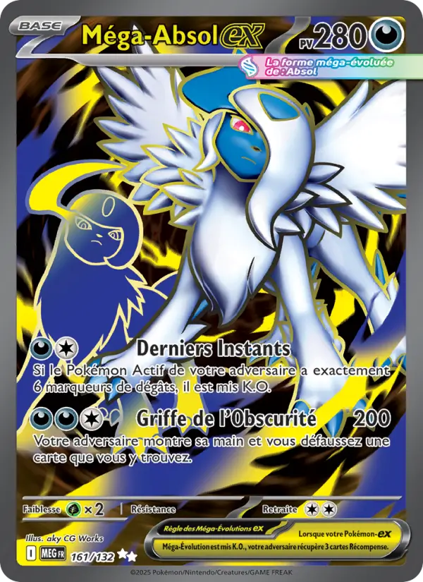 Carte Pokemon 161/132 Méga-Absol-ex Holo | LorenZone