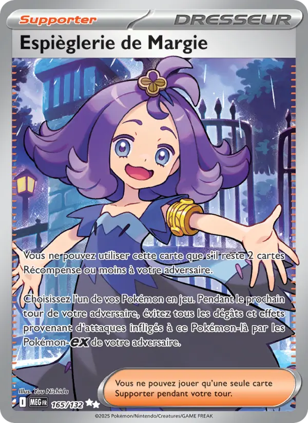 Carte Pokemon 165/132 Espièglerie de Margie Holo | LorenZone
