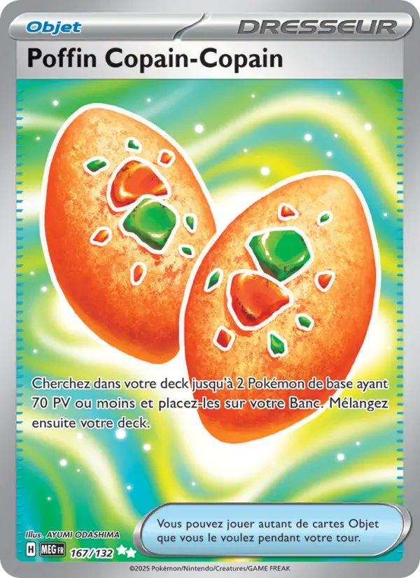Carte Pokemon 167/132 Poffin Copain-Copain Holo | LorenZone