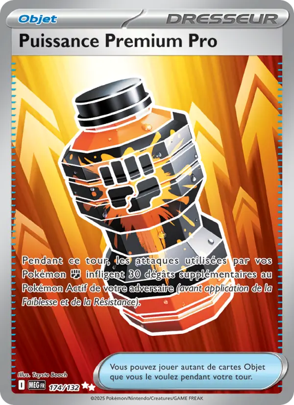 Carte Pokemon 174/132 Puissance Premium Pro Holo | LorenZone