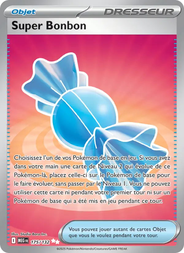 Carte Pokemon 175/132 Super Bonbon Holo | LorenZone