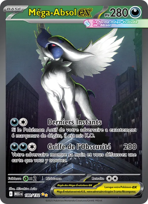 Carte Pokemon 180/132 Méga-Absol-ex Illustration Spéciale Rare | LorenZone