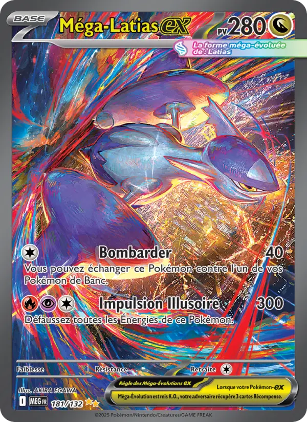 Carte Pokemon 181/132 Méga-Latias-ex Illustration Spéciale Rare | LorenZone