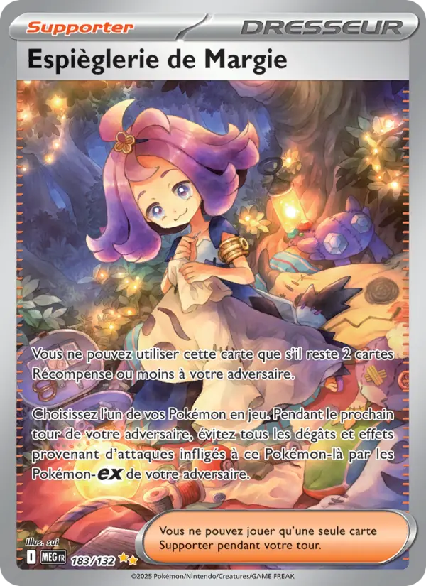 Carte Pokemon 183/132 Espièglerie de Margie Illustration Spéciale Rare | LorenZone