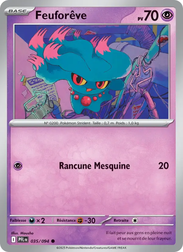 Carte Pokemon 035/094 Feuforêve Reverse | LorenZone