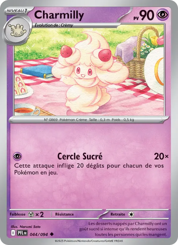 Carte Pokemon 044/094 Charmilly Reverse | LorenZone