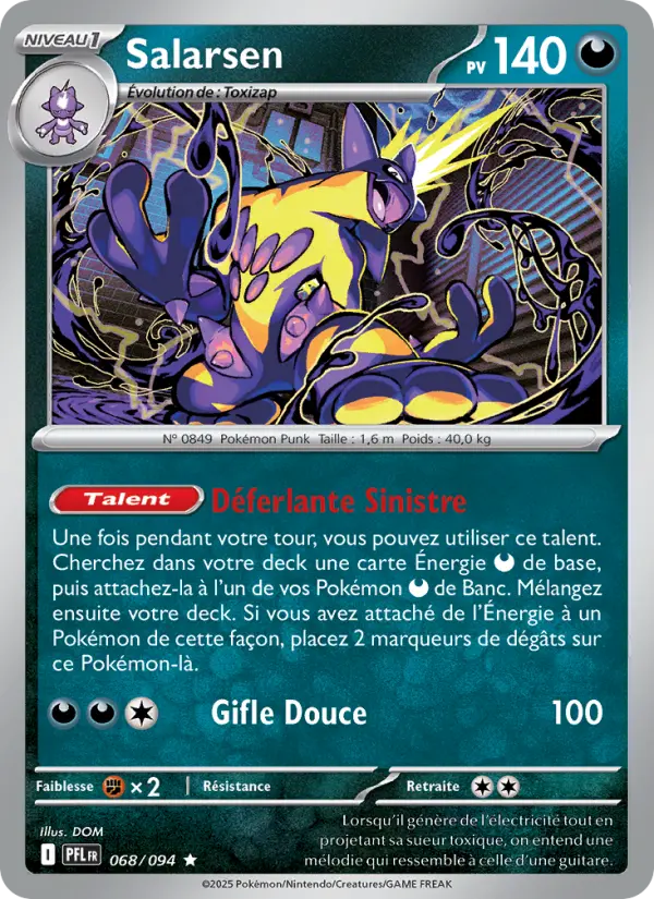 Carte Pokemon 068/094 Salarsen Reverse | LorenZone