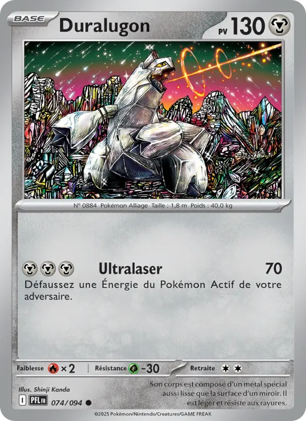 Carte Pokemon 074/094 Duralugon Reverse | LorenZone