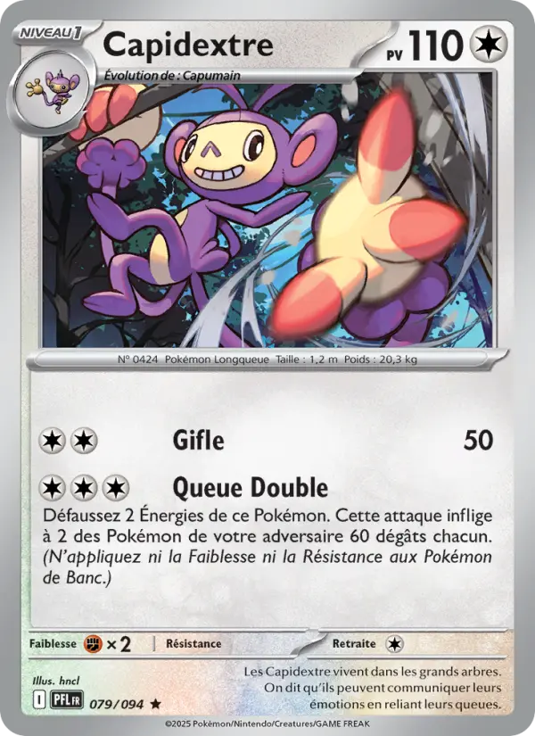 Carte Pokemon 079/094 Capidextre Reverse | LorenZone