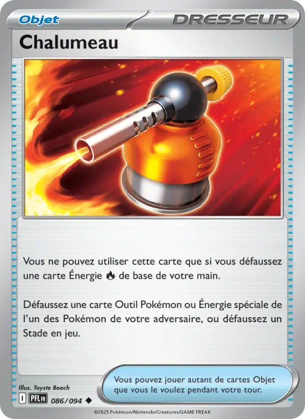 Carte Pokemon 086/094 Chalumeau Reverse | LorenZone