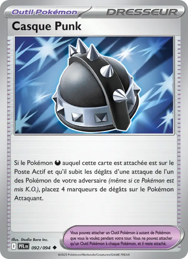 Carte Pokemon 092/094 Casque Punk Reverse | LorenZone