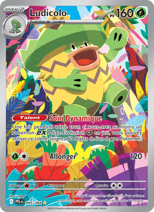 Carte Pokemon 095/094 Ludicolo Illustration Rare | LorenZone